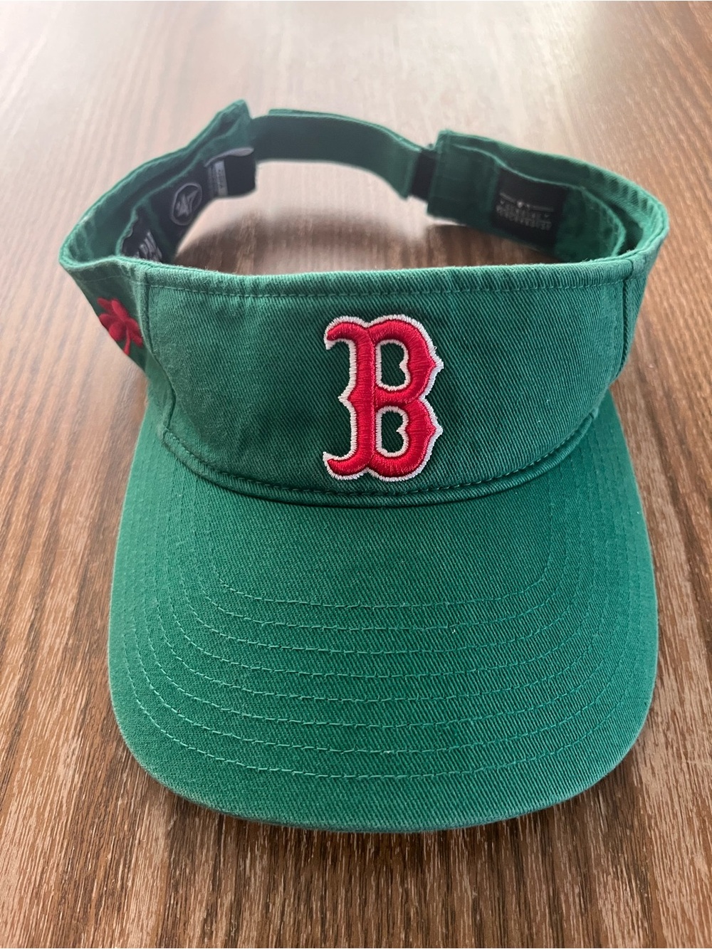 '47 Brand Boston Baseball Visor Fenway Park Collection Green Red Sox